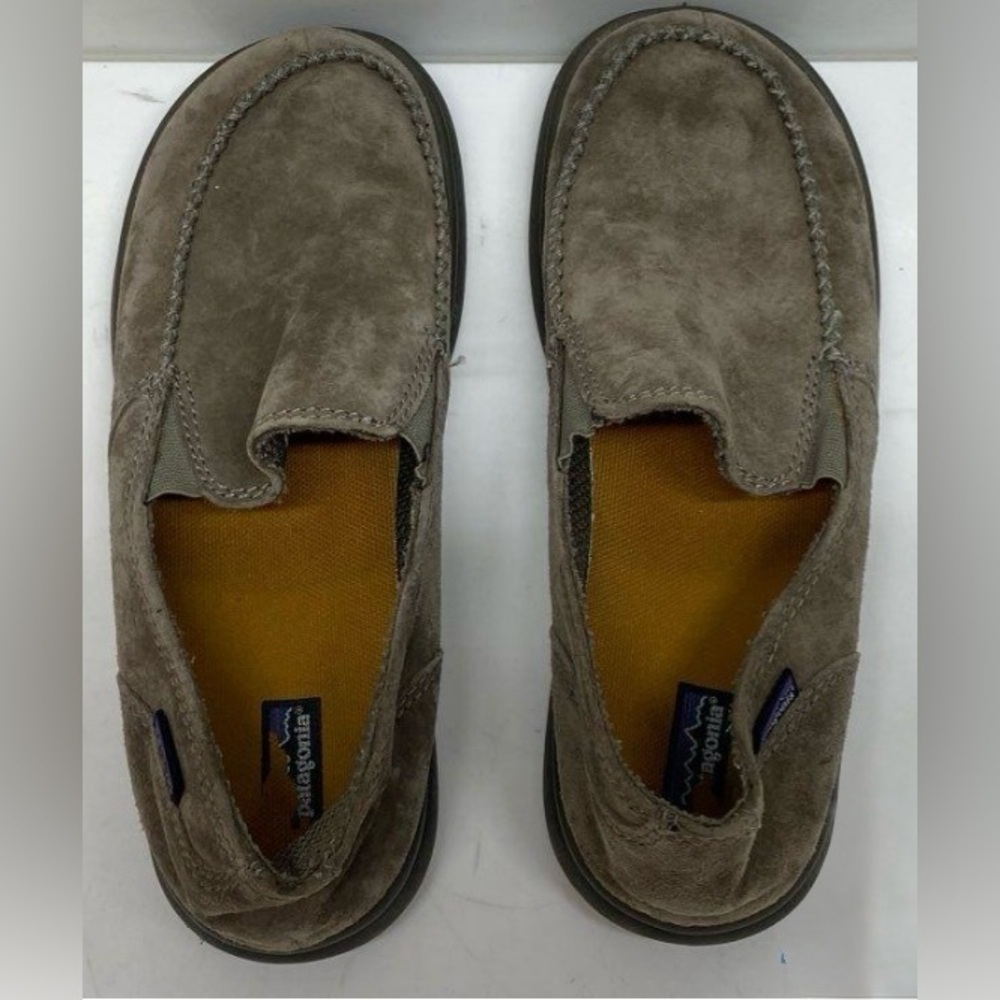 Patagonia Men’s Boulder Slip-On Loafers – Suede Leather Comfort Shoes Size 9
